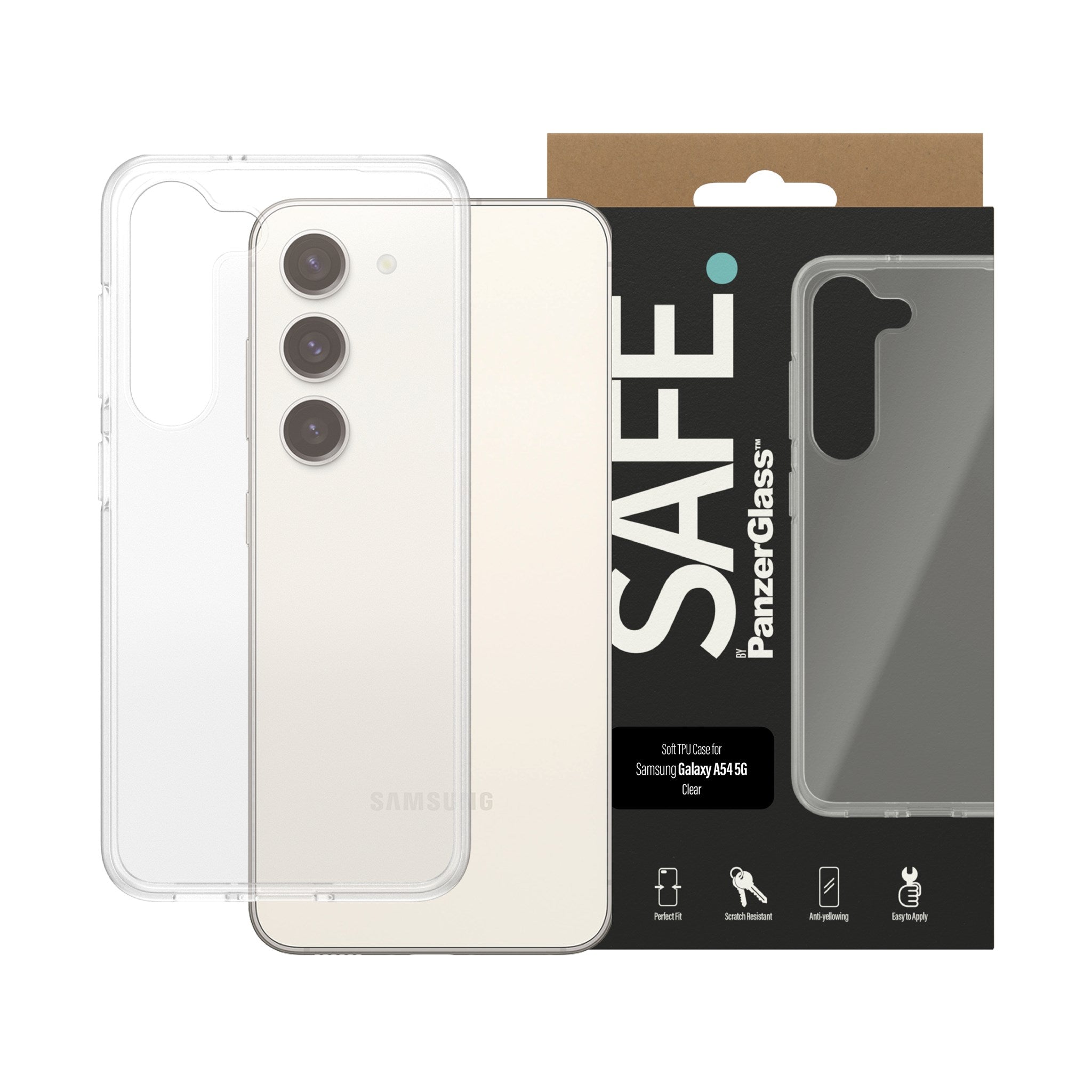 SAFE. by PanzerGlass® Case Samsung Galaxy S23 | Transparent